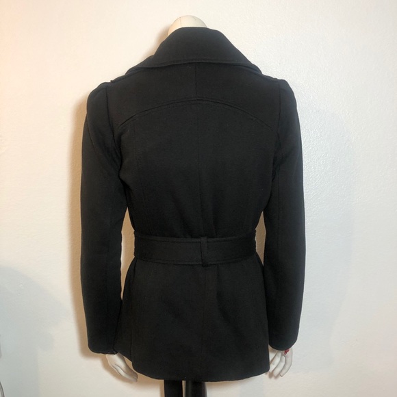 Kenneth Cole black Trench Coat Size Small - Picture 2 of 5